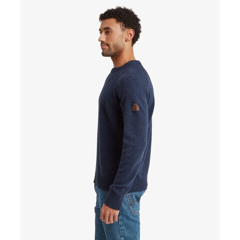Sherpa Kantega Crew Sweater Umber Blue trui