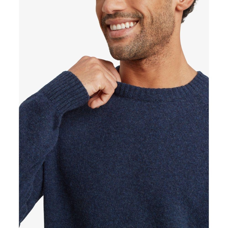 Sherpa Kantega Crew Sweater Umber Blue trui
