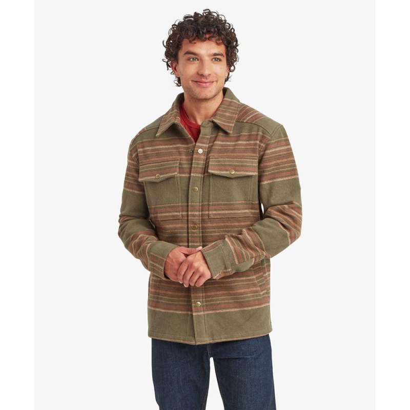 Sherpa Dharko Shirt Jacket Evergreen vest
