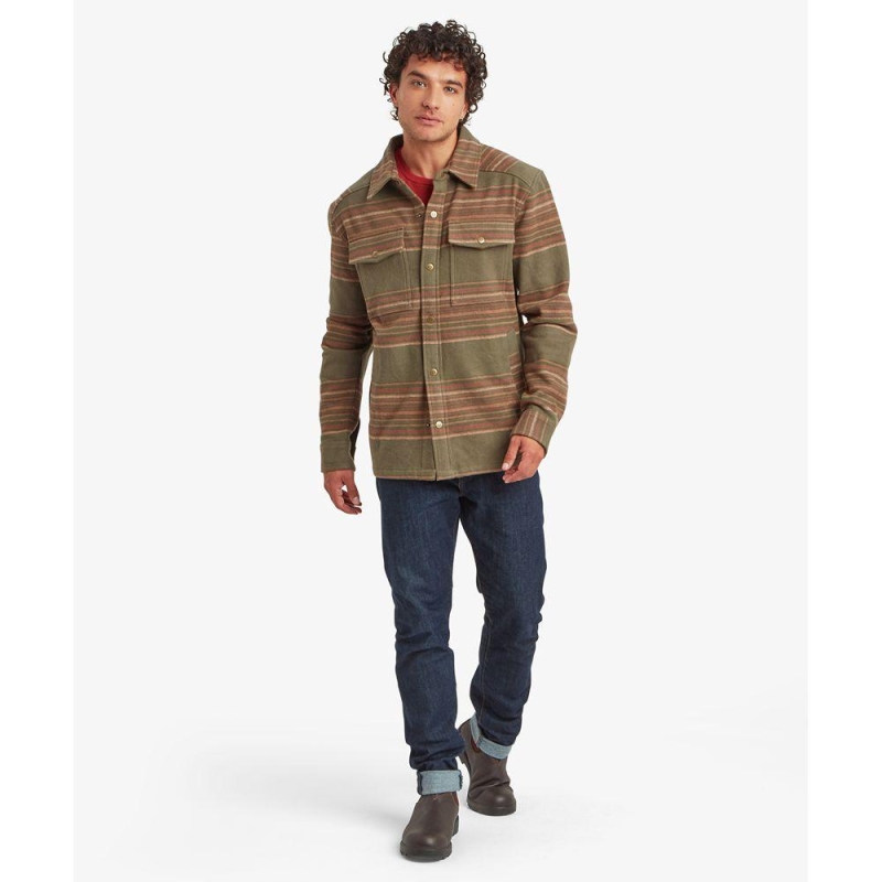 Sherpa Dharko Shirt Jacket Evergreen vest
