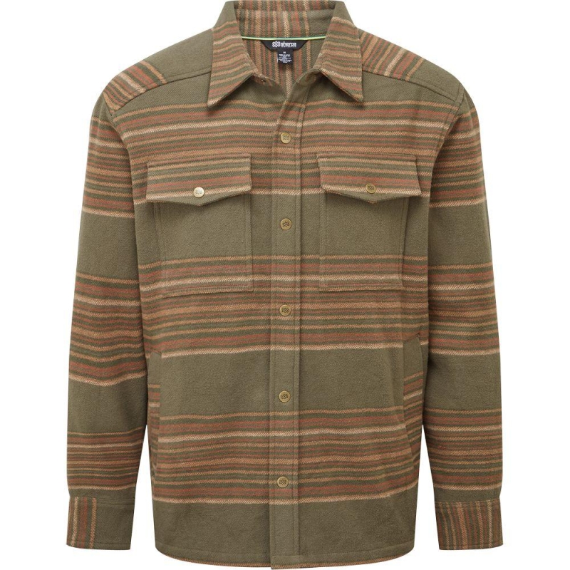 Sherpa Dharko Shirt Jacket Evergreen vest