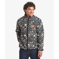 Sherpa Tarcho Printed Full Zip Jacket Black Brocade vest