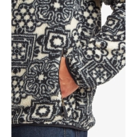 Sherpa Tarcho Printed Full Zip Jacket Black Brocade vest