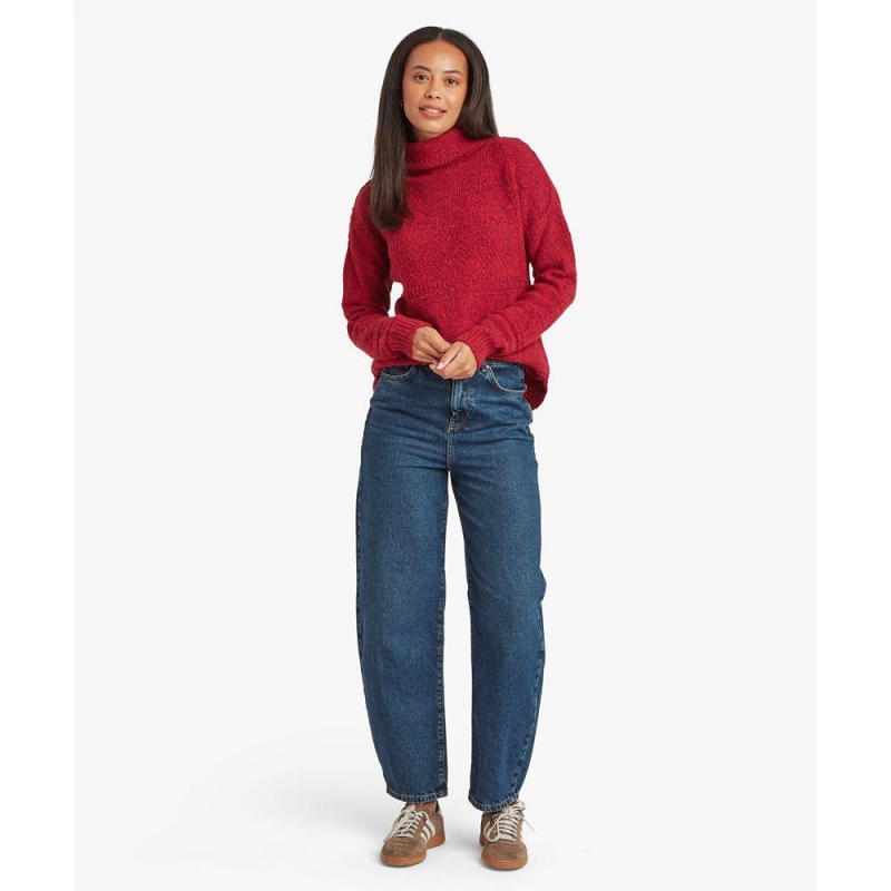 Sherpa Yuden Sweater Women's Tibetan Red trui