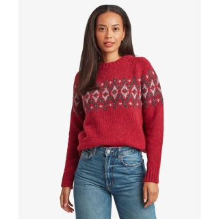 Sherpa Dumji Sweater Women's Tibetan Red