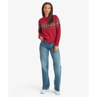 Sherpa Dumji Sweater Women's Tibetan Red trui