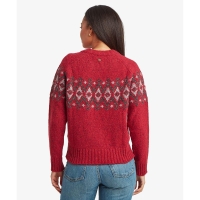 Sherpa Dumji Sweater Women's Tibetan Red trui