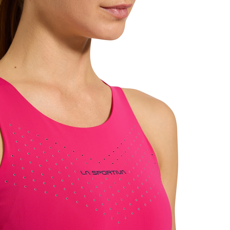 La Sportiva Captive Air Top Women's Azalea/Night Sky t-shirt