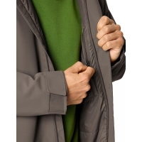 Vaude Coreway Padded Trenchcoat deer brown winterjas