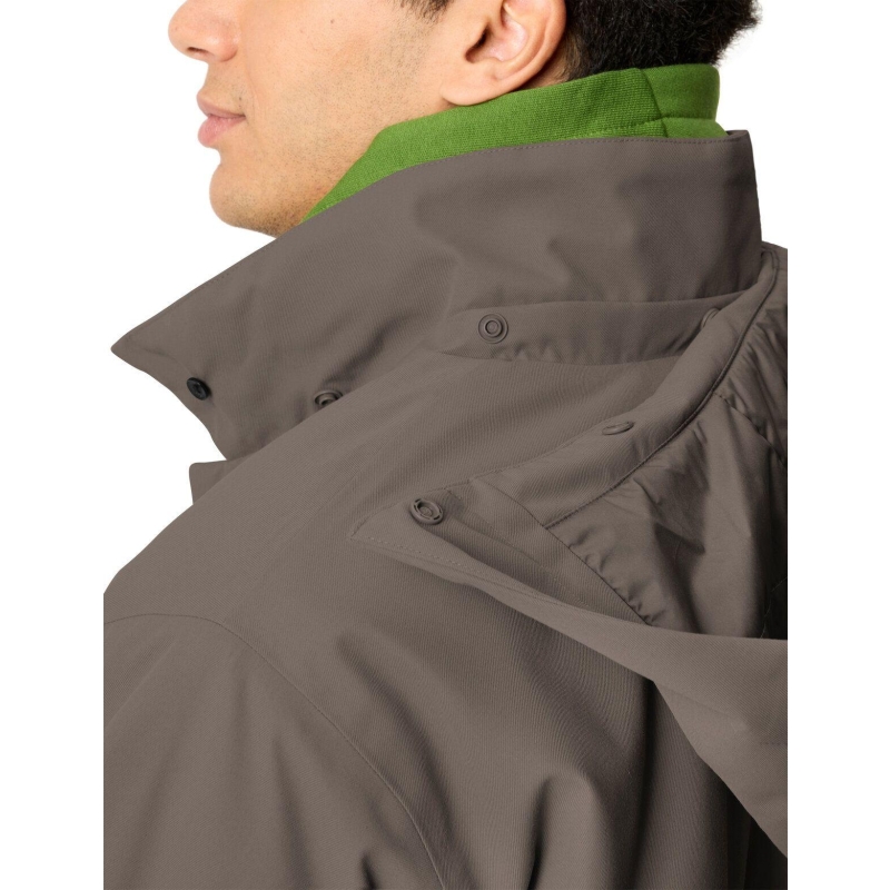 Vaude Coreway Padded Trenchcoat deer brown winterjas