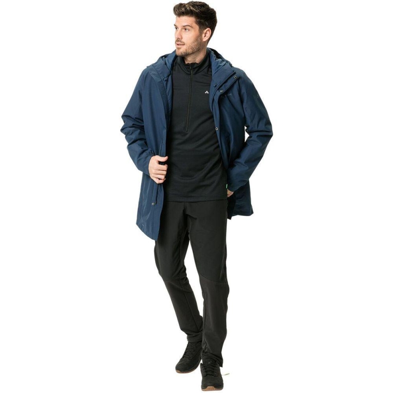 Vaude Cyclist padded Parka dark sea uni winterjas