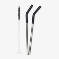 Klean Kanteen Rietjes RVS - 2pack, 8mm Stainless steel toebehoren drinkfles