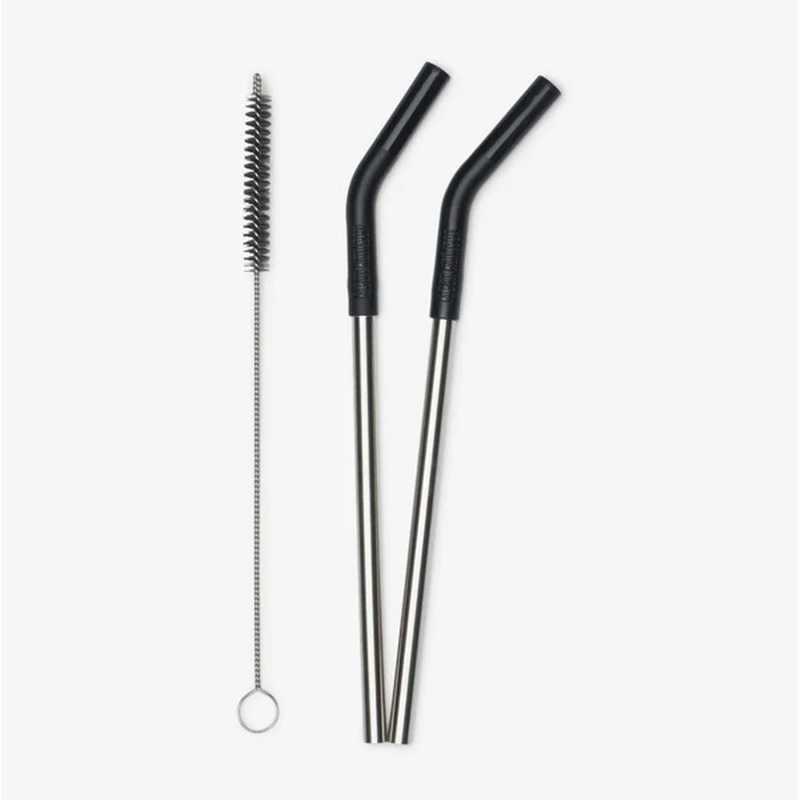 Klean Kanteen Rietjes RVS - 2pack, 8mm Stainless steel toebehoren drinkfles