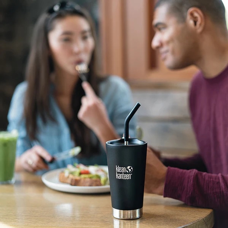 Klean Kanteen Rietjes RVS - 2pack, 8mm Stainless steel toebehoren drinkfles