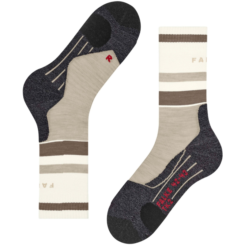 Falke TK2 Explore Compression beige mel. wandelsok