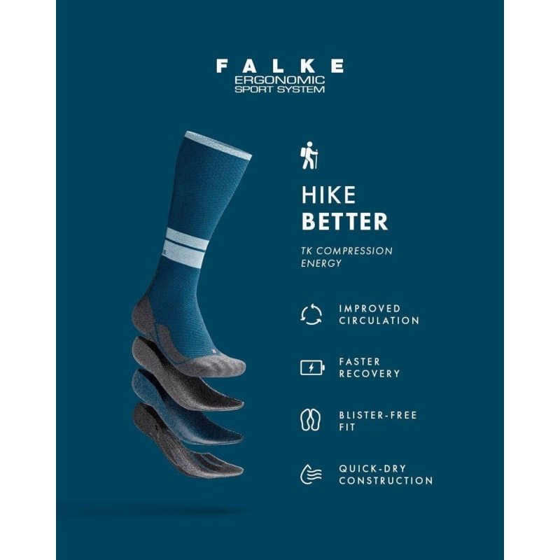 Falke TK Compression Energy W1 Women's mahogany wandelsok
