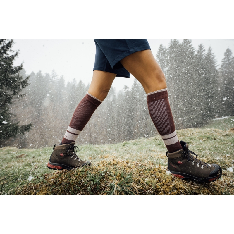 Falke TK Compression Energy W1 Women's mahogany wandelsok