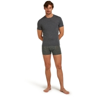Icebreaker Anatomica SS Crewe Jet Hthr t-shirt