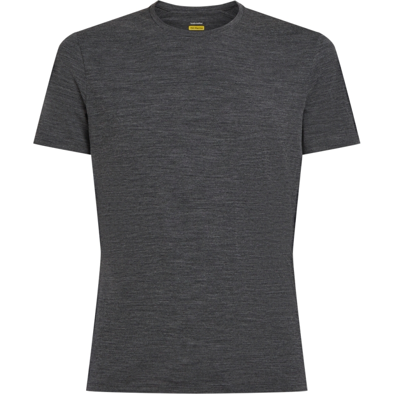 Icebreaker Anatomica SS Crewe Jet Hthr t-shirt