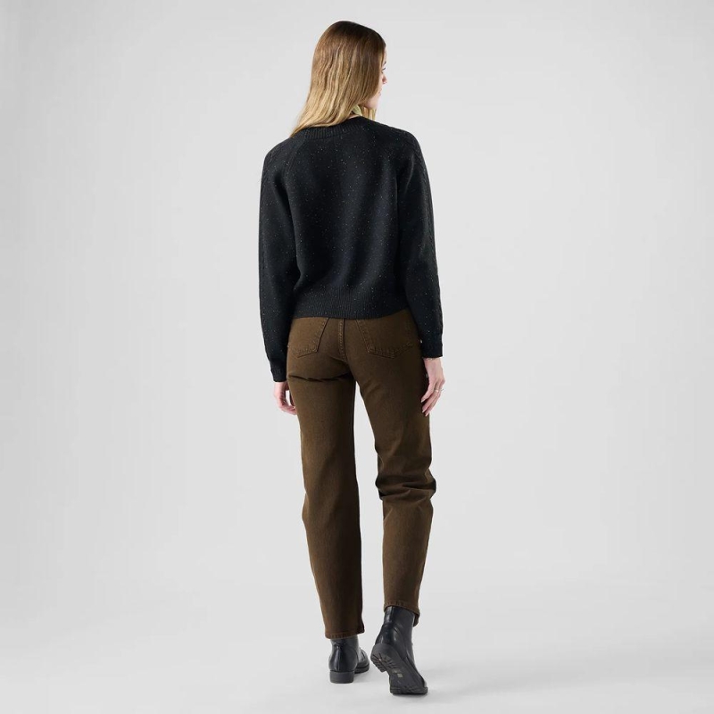 Smartwool Edgewood Cardigan Women's Black Donegal vest