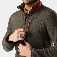 Smartwool Second Cut Fleece 1/2 Zip Everyday Burnt Sienna trui