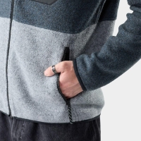 Smartwool Second Cut Fleece Jacket Everyday Light Gray/Deep Navy trui