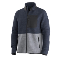 Smartwool Second Cut Fleece Jacket Everyday Light Gray/Deep Navy trui