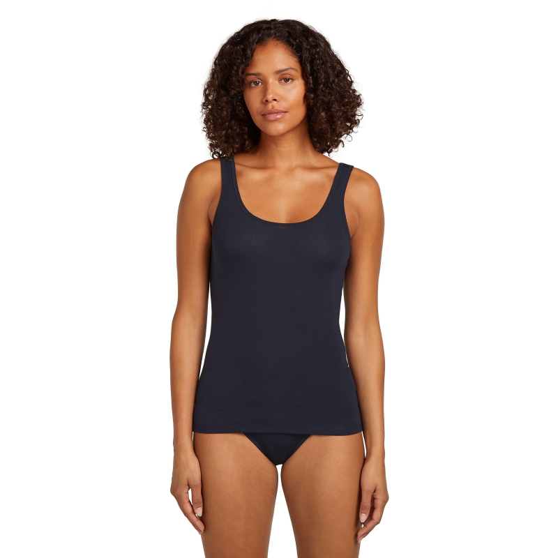 Icebreaker Siren Tank Women's Midnight Navy top en hemd