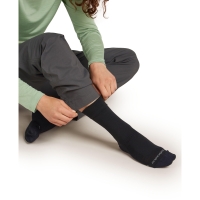 Icebreaker Mer Hike+ Liner Crew Women's Black ondersok