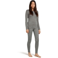 Icebreaker 200 Oasis LS Crewe Women's Gritstone lange mouw shirt