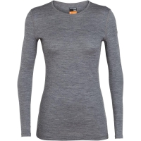Icebreaker 200 Oasis LS Crewe Women's Gritstone lange mouw shirt