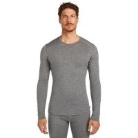Icebreaker 200 Oasis LS Crewe Gritstone Hthr lange mouw shirt