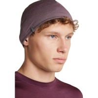 Icebreaker 201 Oasis Revers Beanie Dk Berry/Grey Plum muts