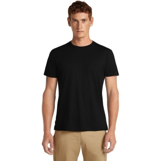 Icebreaker Merino 150 Tech Lite SS Tee IB Stitchline Black