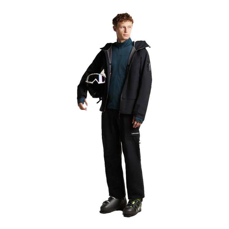 Icebreaker Merino 300 RealFleece Descend LS Zip Abyss vest