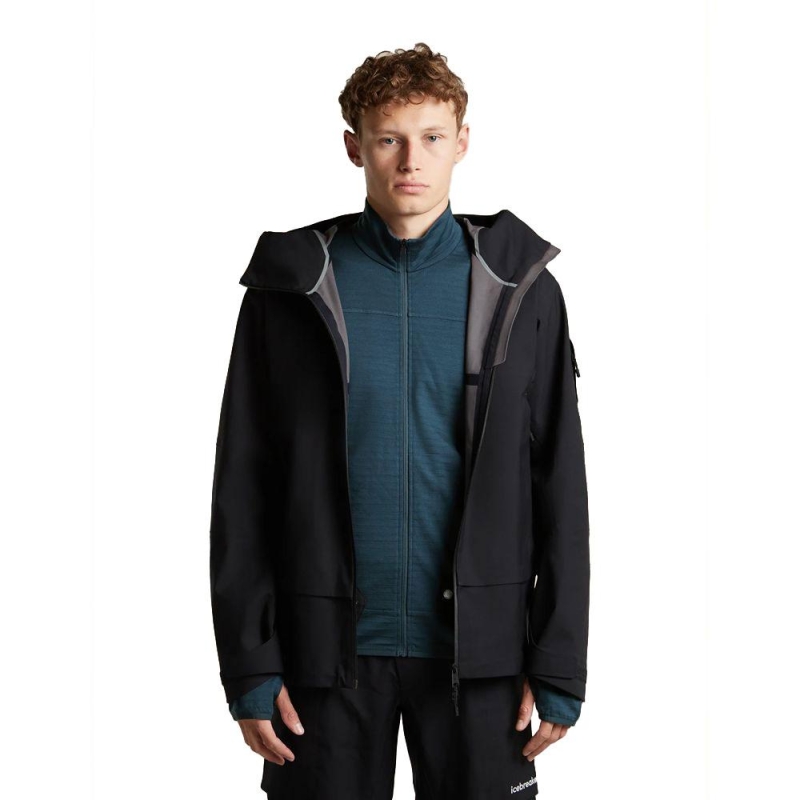 Icebreaker Merino 300 RealFleece Descend LS Zip Abyss vest
