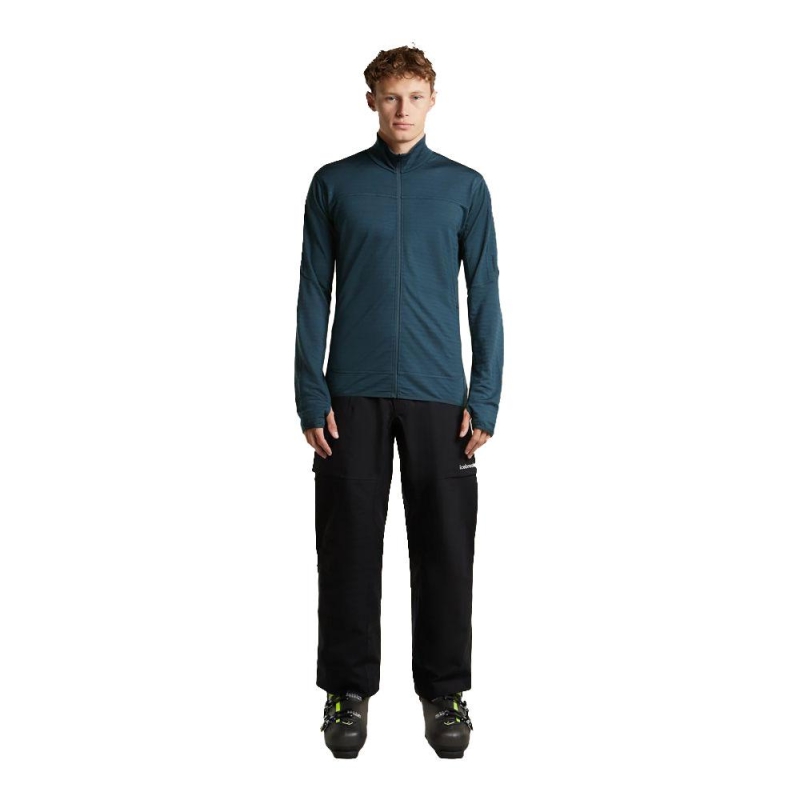 Icebreaker Merino 300 RealFleece Descend LS Zip Abyss vest