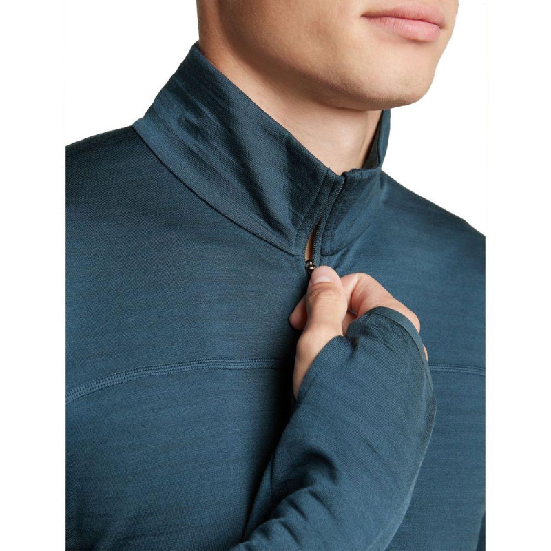 Icebreaker Merino 300 RealFleece Descend LS Zip Abyss vest