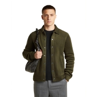 Icebreaker Merino 800 RealF Classic Pile Shacket Dk Loden vest