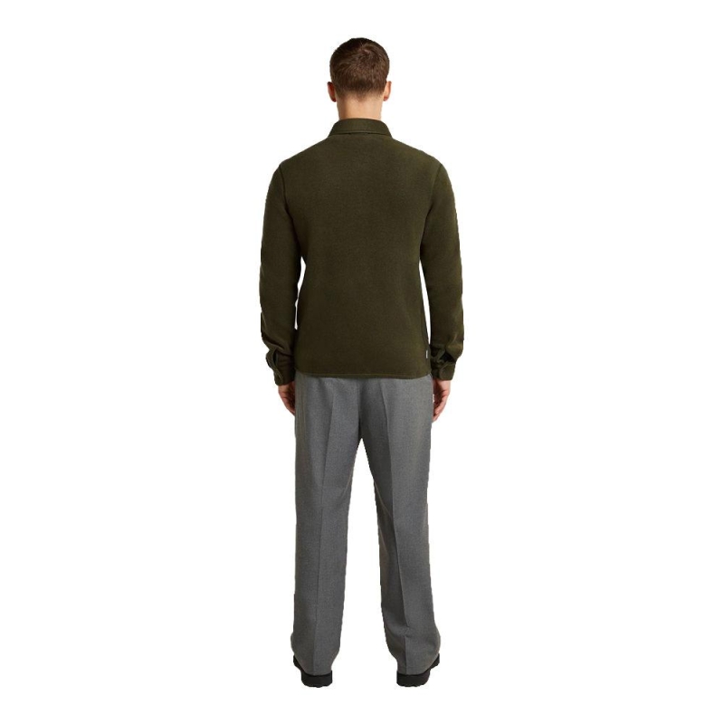 Icebreaker Merino 800 RealF Classic Pile Shacket Dk Loden vest