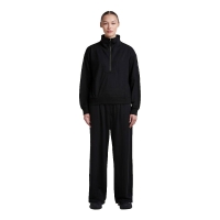 Icebreaker Mer B 150 Drift Relaxed LS Half Zip Women's Black vest