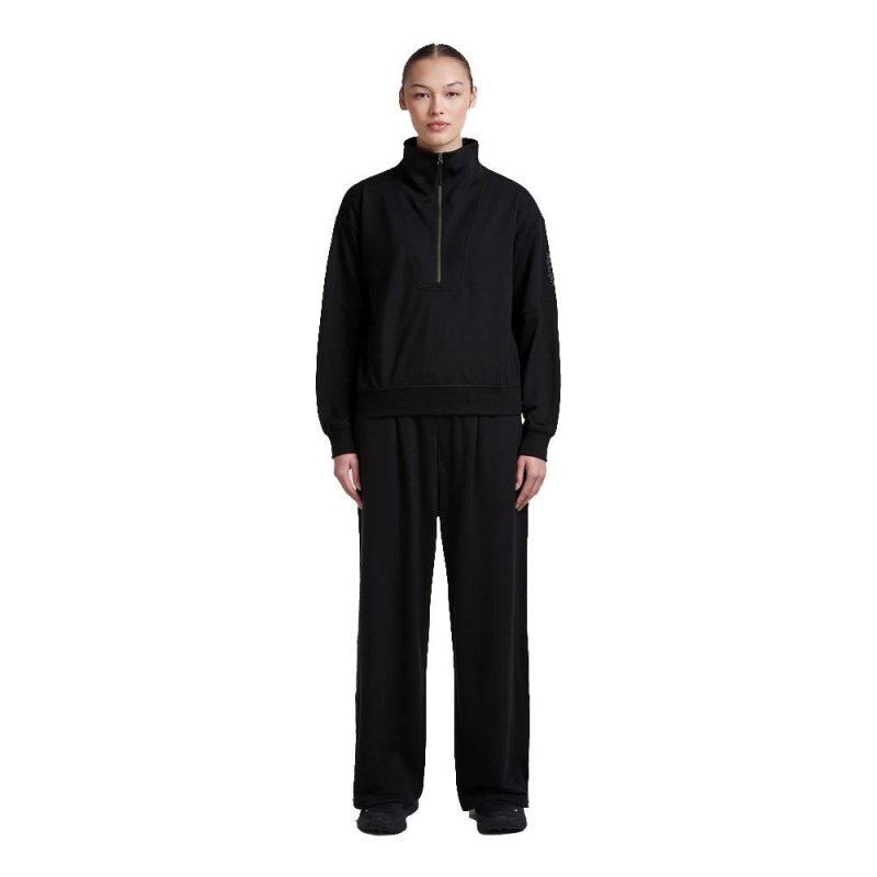 Icebreaker Mer B 150 Drift Relaxed LS Half Zip Women's Black vest