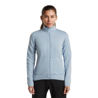 Icebreaker Mer 400 RealFleece Descender LS Zip Women's Zinc Blue vest