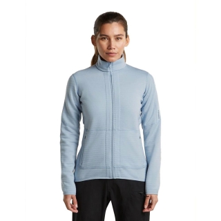 Icebreaker Mer 400 RealFleece Descender LS Zip Women's Zinc Blue