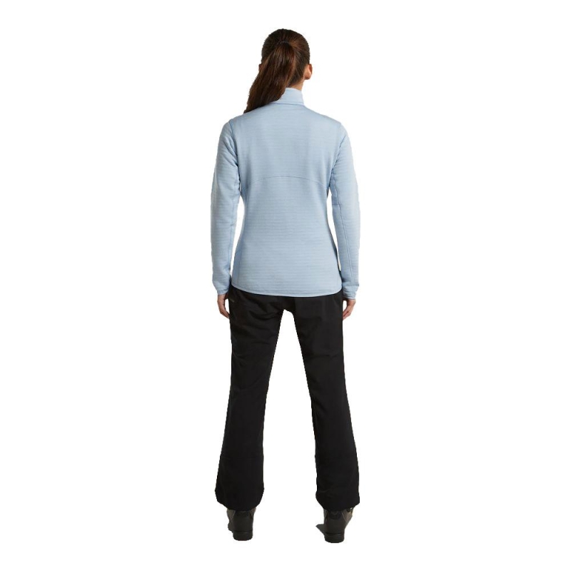 Icebreaker Mer 400 RealFleece Descender LS Zip Women's Zinc Blue vest