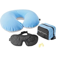 Cocoon Travel Set Ultralight - 3 pieces Light Blue / Black reiscomfort