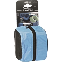 Cocoon Travel Set Ultralight - 3 pieces Light Blue / Black reiscomfort