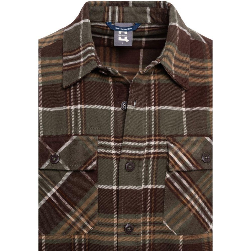 Narsaq Sermilik Dark Green overhemd