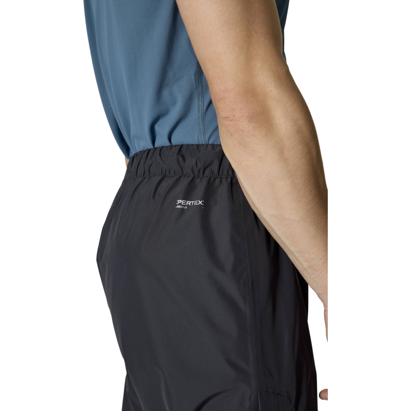 RAB Downpour Pants Short Black regenbroek