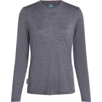 Icebreaker Mer 125 Cool-Lite Sphere III LS Tee Women's Midnigt Navy Hthr lange mouw shirt